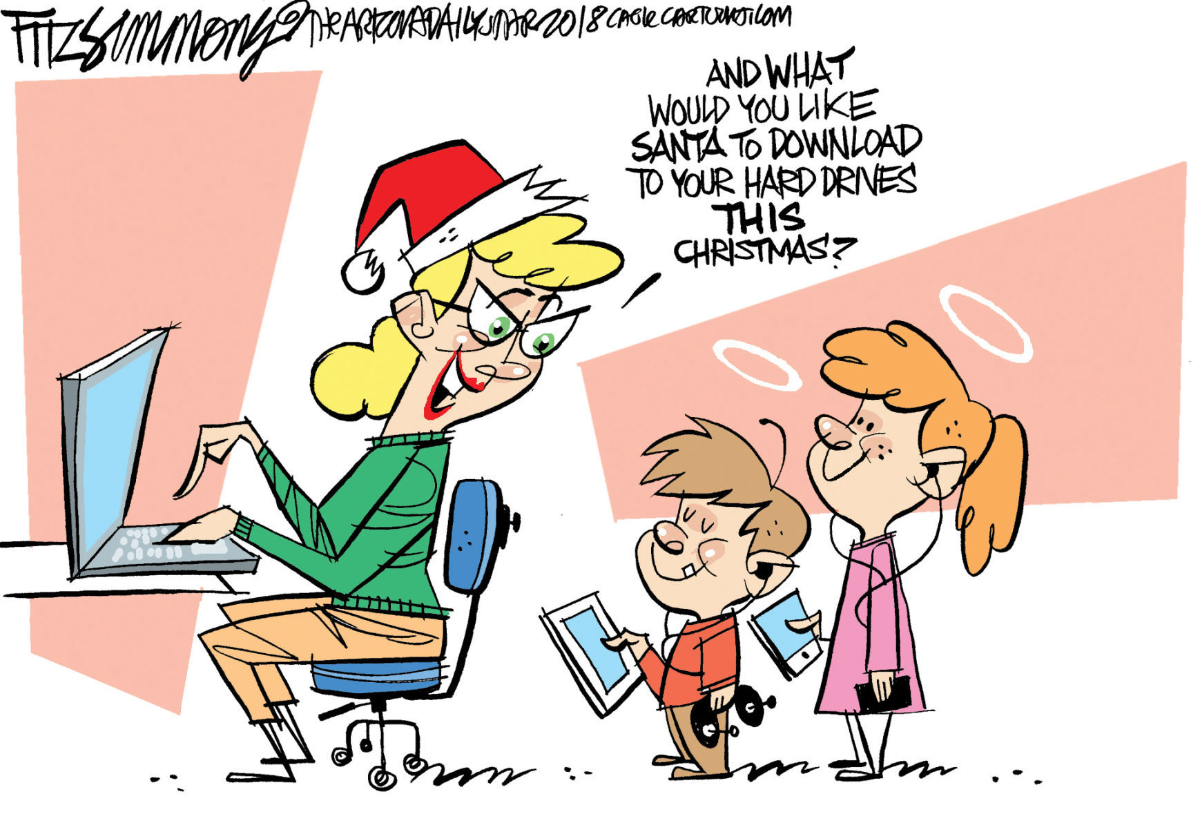 Daily Fitz Cartoon: Wish list